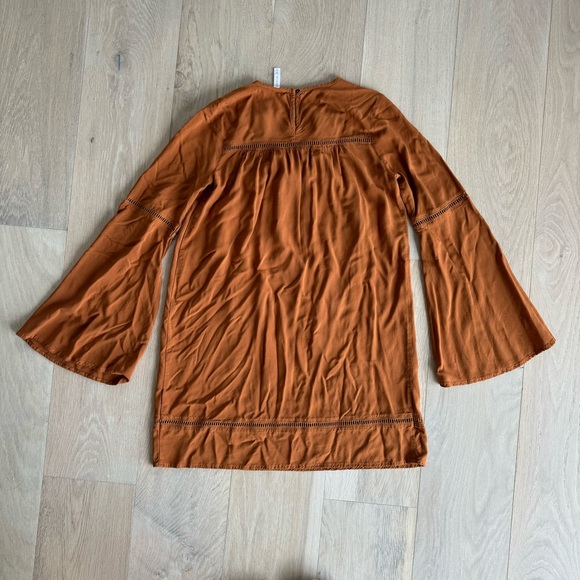 Xhilaration Embroidered Bell Sleeve Dress - Picture 6 of 7